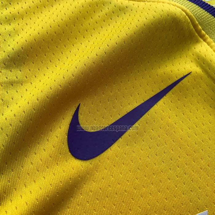 Camiseta Los Angeles Lakers Kobe Bryant NO 24 Retirement 2017-2018 Amarillo